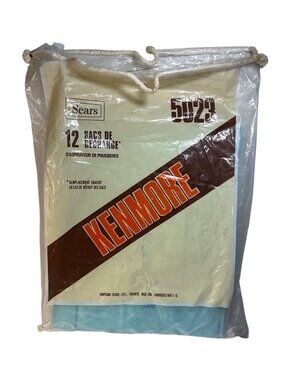 Kenmore 5023 Vacuum Bags Replacement 4 Bags Original Packaging
